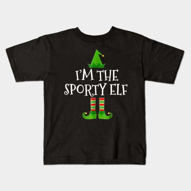 Sporty Elf for Matching Family Christmas Group